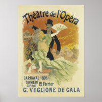 Posters de l'Opéra vintage - Théâtre de l'Opéra