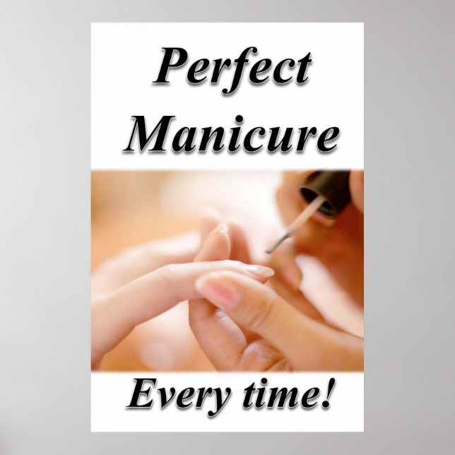 Posters de manucure Parfait Salon à ongles (Devant)