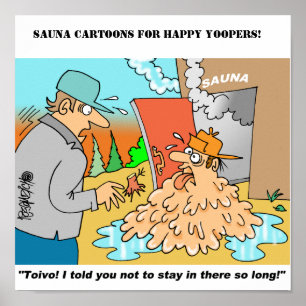 Posters de sauna avec toivo & Eino
