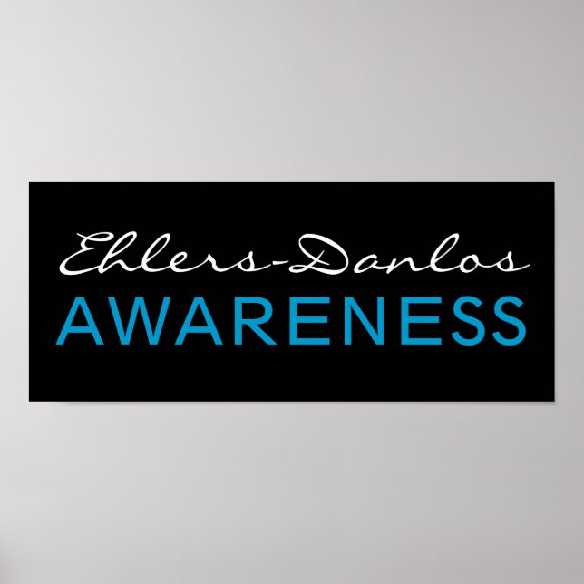 Posters de sensibilisation Ehlers-Danlos (Devant)