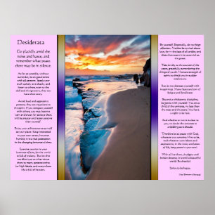 Posters Desiderata Blue Ocean