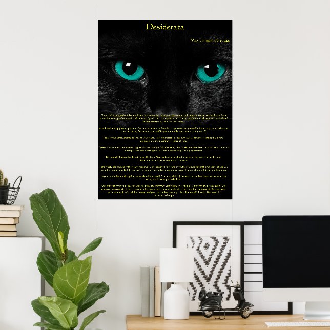 Posters Desiderata Cat Eyes (Bureau à domicile)