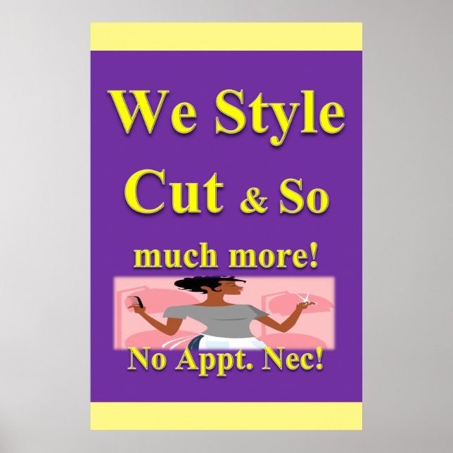 Posters du salon Barbershop (Devant)