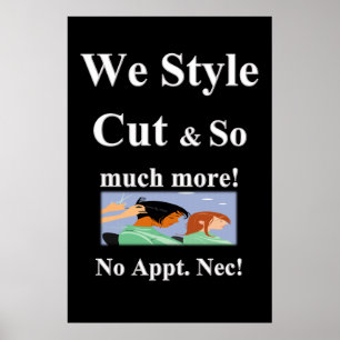 Posters du salon Barbershop