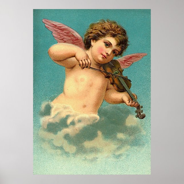 Posters et imprimés Sweet Angel Cherub (Devant)
