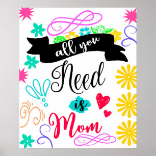 Posters for Mom- Mother's Day Poster- Mom Gift
