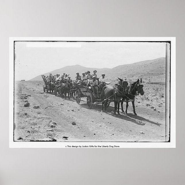 POSTERS - JEWISH SETTLERS IN ISRAEL - GOING HOME (Front)