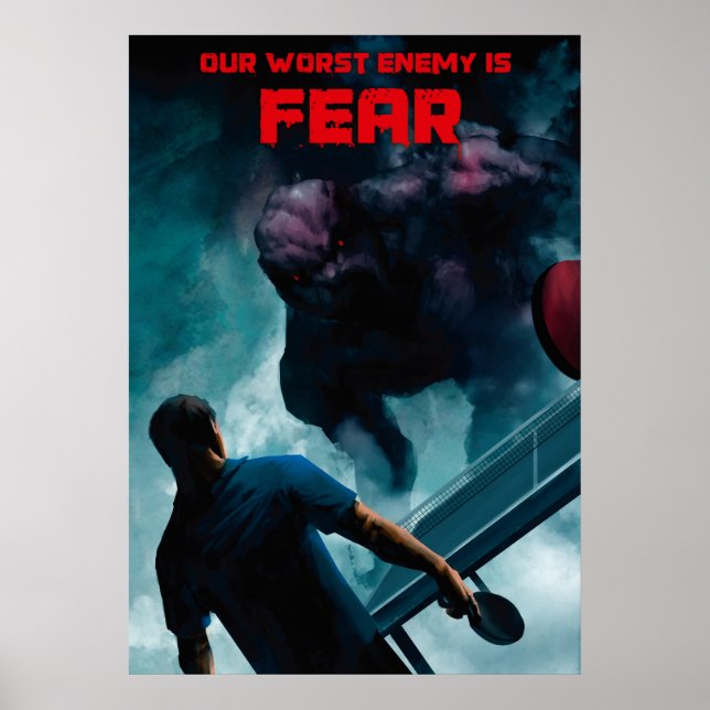 Posters Ping Pong : Peur (Devant)