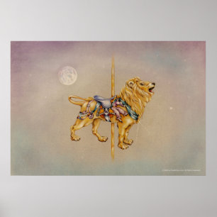 Posters, Prints - Carousel Lion
