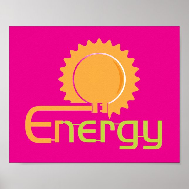 Posters & Prints for funny energy (Front)