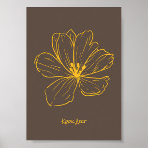 Posters - Une petite fleur pour décorer vos murs
