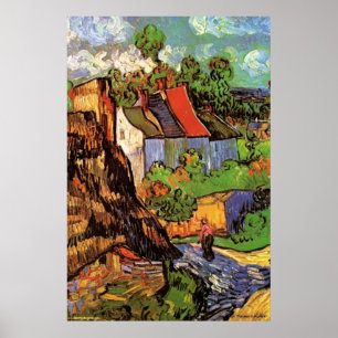 Posters Van Gogh - "Maisons à Auvers" 1890 - Art