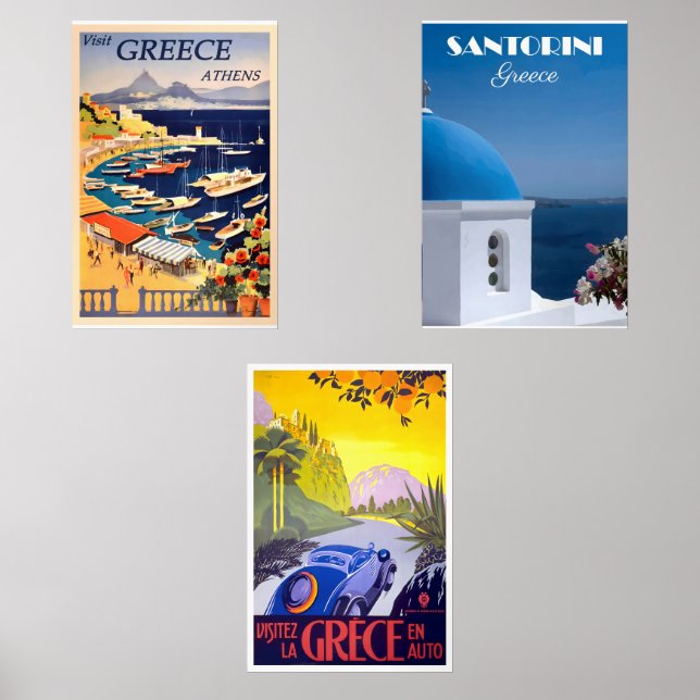 Posters vintage grecs (Recto)