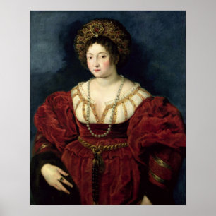 Posthumous portrait of Isabella d'Este Poster