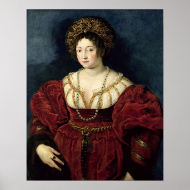 Posthumous portrait of Isabella d'Este Poster (Front)