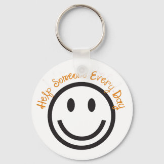 Postive Gift Keychain-Help Someone Every Day Keychain