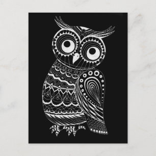 Postkarte Eule Postcard