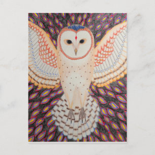Postkarte Eule Postcard