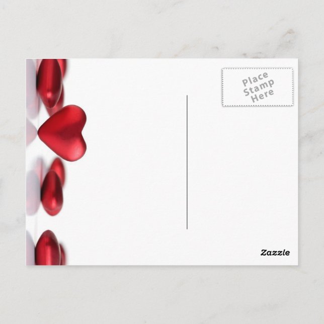 Postkarte "HERZ" Postcard (Back)