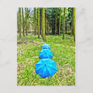 Postkarte - in Reih und Glied Postcard