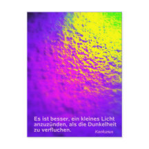 Postkarte   "Licht"