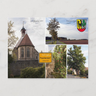 Postkarte Puschendorf Sehenwürdigkeiiten Postcard