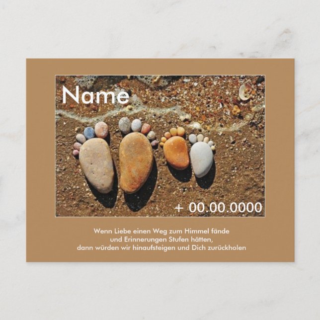 Postkarte Sternenkind Postcard (Front)