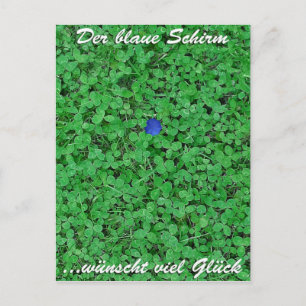 Postkarte - Viel Glück Postcard