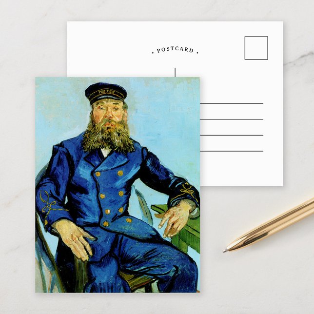 Postman Joseph Roulin | Vincent van Gogh Postcard (Creator Uploaded)