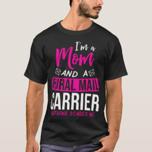 Postman Mom Postal Worker Wife Funny Mail Carrier T-Shirt