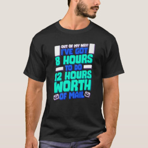 Postman Worker Postal Worker Mailman  Mail Deliver T-Shirt