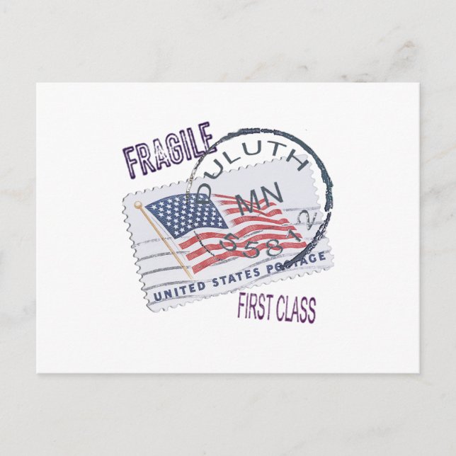 Postmark Duluth 55812 Postcard (Front)