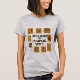 Postmarked in Pumpkin Spice-Shirt – Fall Postage T-Shirt