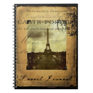Postmarked Paris Travel Journal Notebook