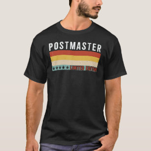 Postmaster Job Title Profession Worker Appreciatio T-Shirt