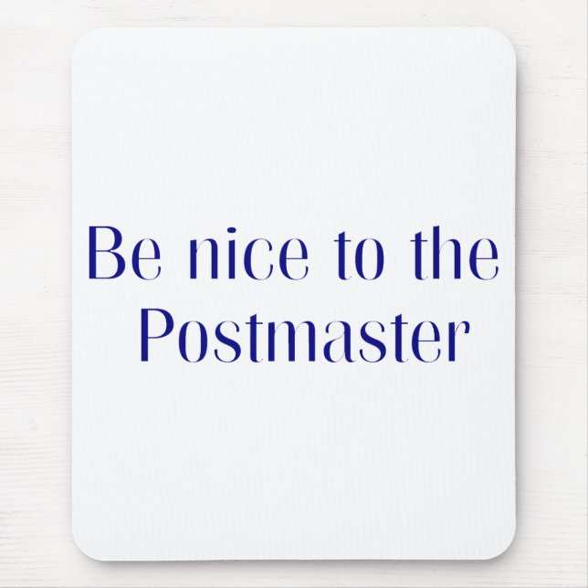 Postmaster Mousepad (Front)