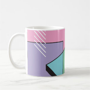 Postmodern Geometric: Abstract Composition Coffee Mug