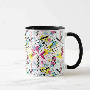 Postmodern Memphis Style Pattern Mug