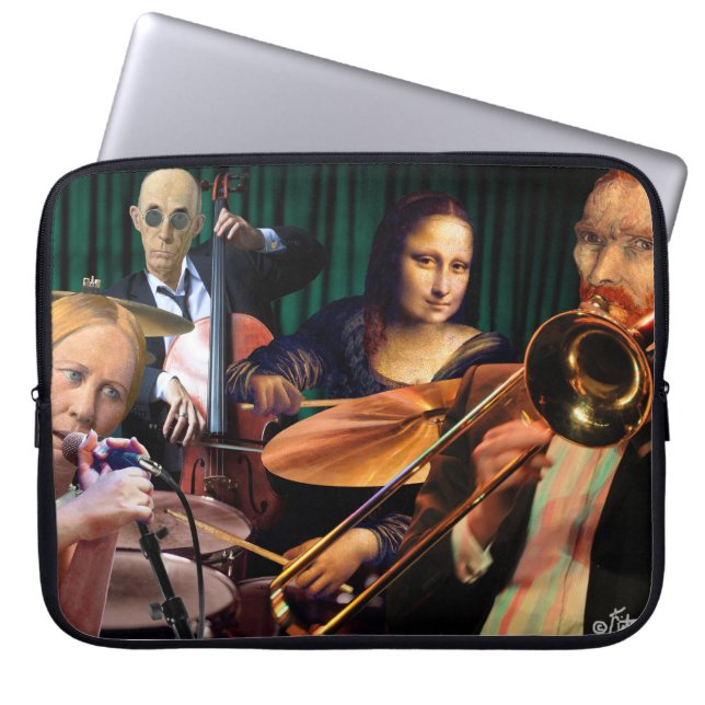 Postmodern Quartet Laptop Sleeve (Front)
