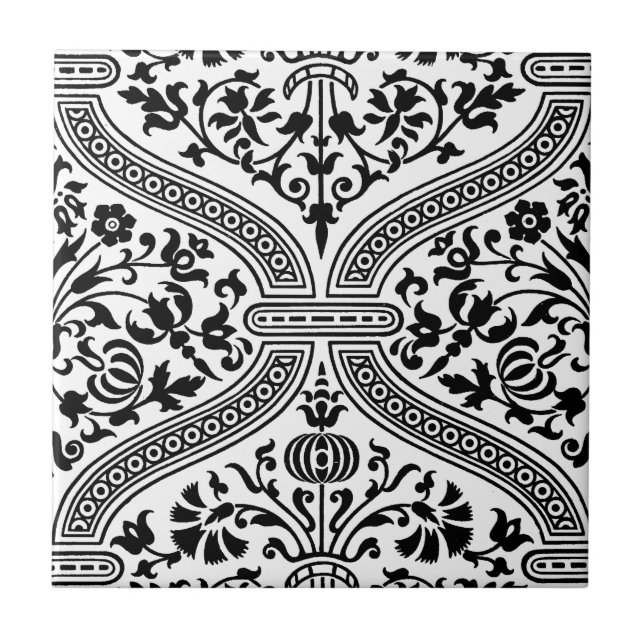 postmodernism art deco pattern tile (Front)