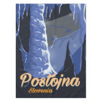 Postojna Slovenia vintage travel poster