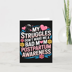 Postpartum depression mother mama maternal mentalP Card