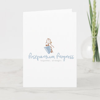 Postpartum Progress® Warrior Mom® Stationery Thank You Card