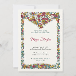 Postscript Tidings Graduation Party Invitation