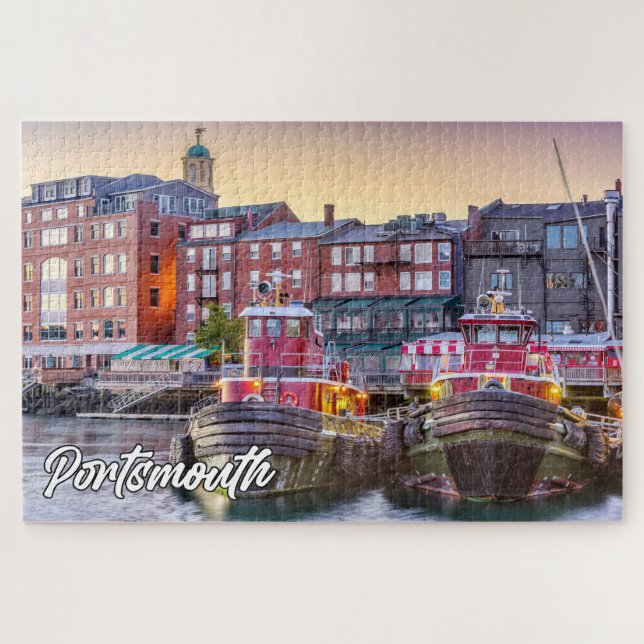 Postsmouth, New Hampshire, USA Jigsaw Puzzle (Horizontal)