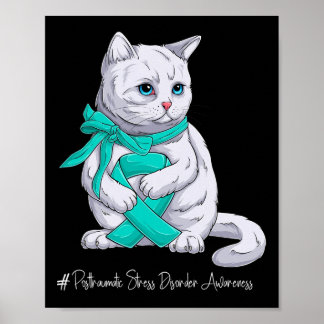 Posttraumatic Stress Disorder Awareness Month Teal Poster