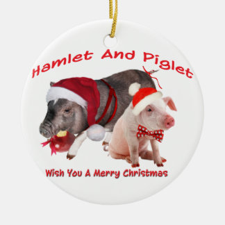 Pot Belly Pig  Ornament