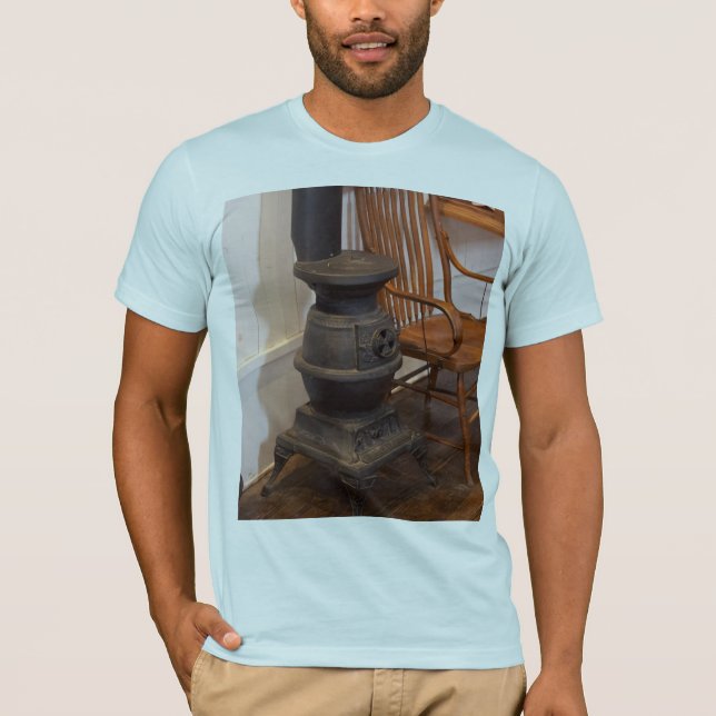 Pot Belly Stove T-Shirt (Front)