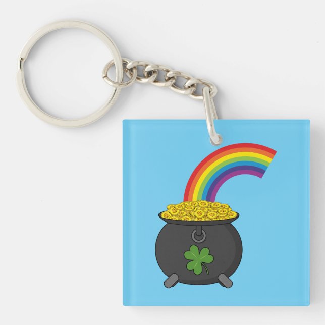 Pot de dessin en or arc-en-ciel (Devant)