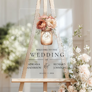 Pot de fleurs en terre cuite pour mariage de bienv